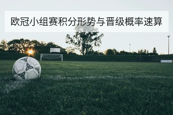 欧冠小组赛积分形势与晋级概率速算